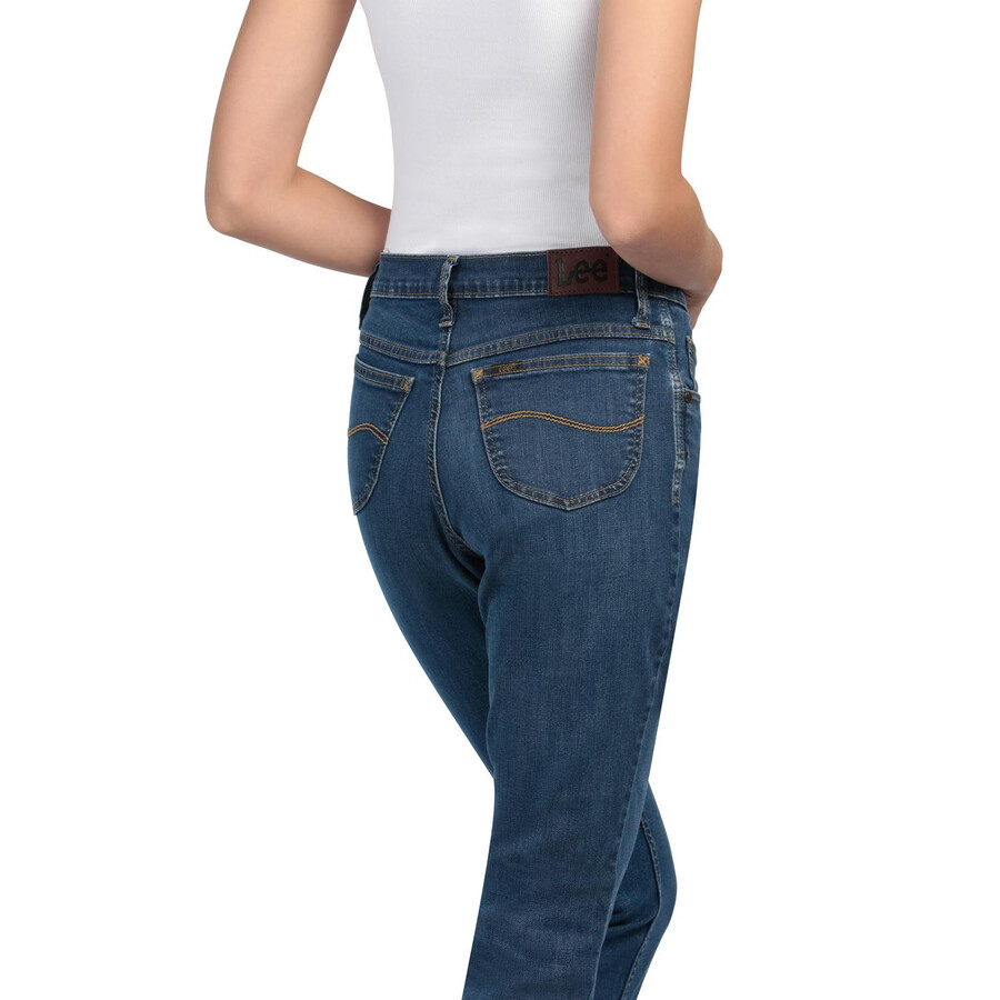 pantalon jeans slim fit lee mujer 343